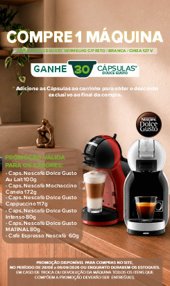 <strong>Promoção Compre e Ganhe - Cafeteira Dolce Gusto</strong>