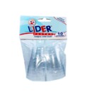 Copo P/brigadeiro Lider 50ml Cristal 10un