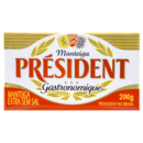 Manteiga S/sal President 200g Tablete