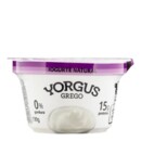 Iogurte Grego Yorgus 130g 0% Natural