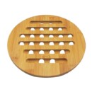 Descanso de Panela Mozcada 15cm Bambu