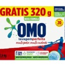 Sabao em Po Omo 1,6kg Gts320g Lavag.perfeita