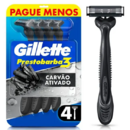 Aparelho de Barbear Gillette Lv4pg3 Carvao