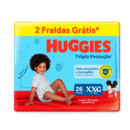 Fralda Desc.huggies T.prot.meguinha 26un Xxg