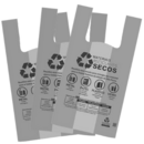 Sacola Plastica 38x50 Un Cinza Nova