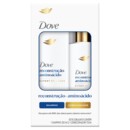 Kit Sh.+cond.dove 350+190ml Recons.+aminoa.