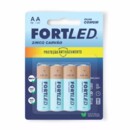 Pilha Zinco Fortled 4un Aa