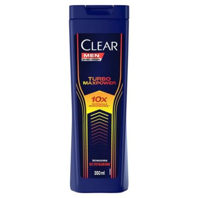 Shampoo Antic.clear 350ml Men Turbo Max