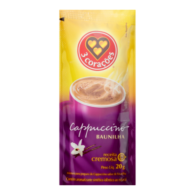 Cafe 3 Coracoes 20g Cappucc.baunilh