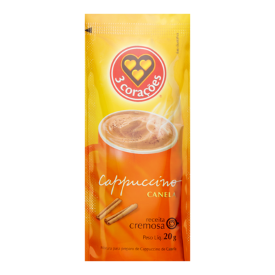 Cafe 3 Coracoes 20g Cappucci.canela