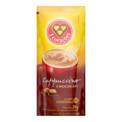 Cafe 3 Coracoes 20g Cappucc.chocola