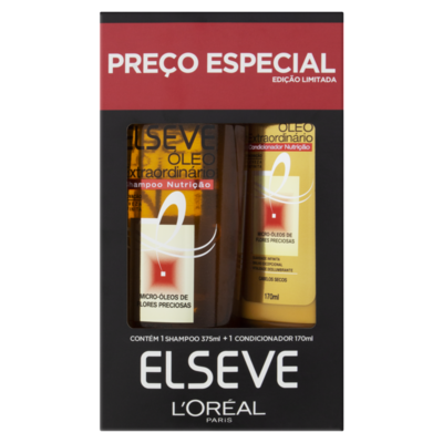 Kit Sh.+cond.elseve 375+170ml Oleo Extraordin