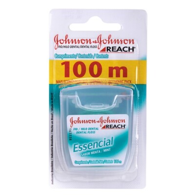 Fio Dental Johnson&johnson 100m Essencial Menta