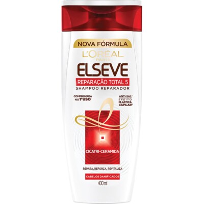 Shampoo Elseve 400ml Repar.total 5