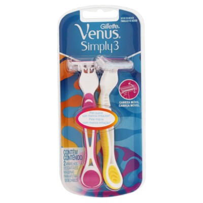 Aparelho de Barbear Gillette 2un Venus 3 Menos I