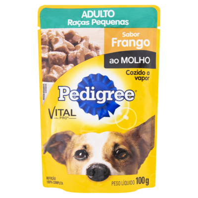 Racao Pedigree 100g Frango Ao Molho