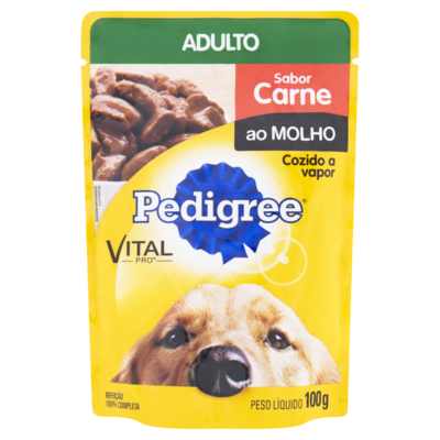 Racao Pedigree 100g Carne Adulto