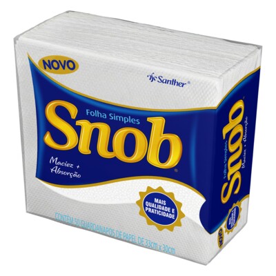 Guardanapo Snob 50un 33x30cm