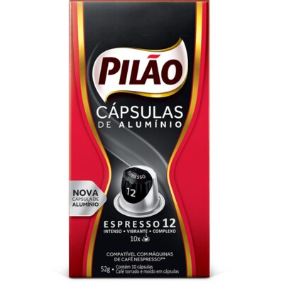 Caps.cafe Pilao 52g Espr.12 C/10