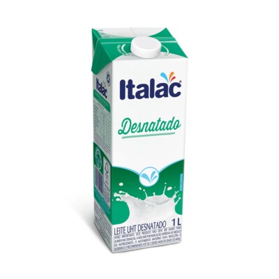 Leite Uht Italac 1l Desnatado