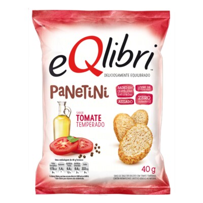 Biscoito Panetini Eqlibri 40g Tomate Temp