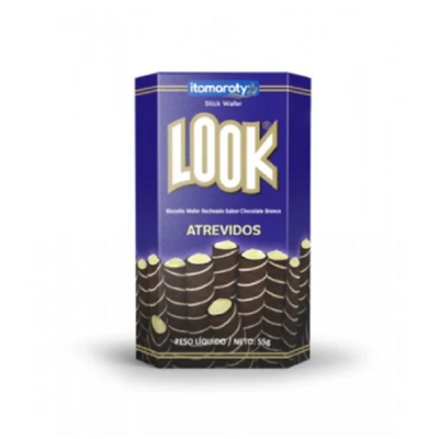 Biscoito Wafer Itamaraty Look 55g Atrev.choc.bco
