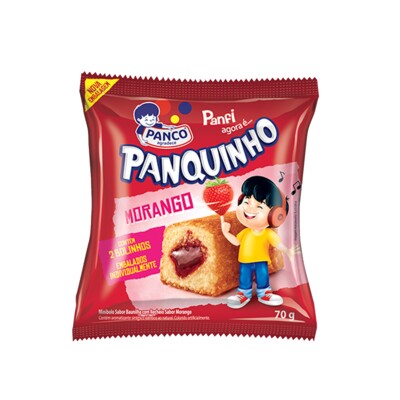 Bolo Panquinho Panco 70g Baunilha/moran.