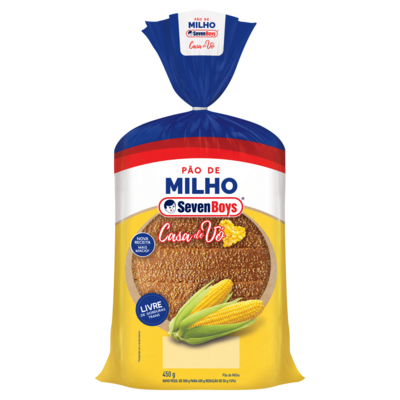Pao de Milho Seven Boys 450g