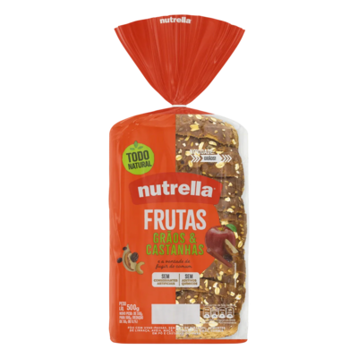 Pao Supreme Nutrella 500g Frut.gr.castanh