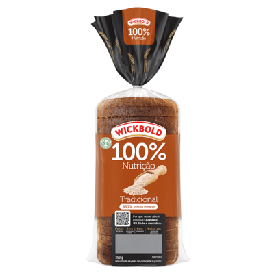 Pao de Forma Integ.wickbold 350g 100% Integral