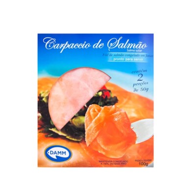 Carpaccio Damm 100g Salmao