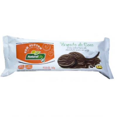 Biscoito Natural Life 140g C/cob.chocolate