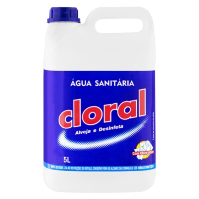 Agua Sanitaria Cloral 5l
