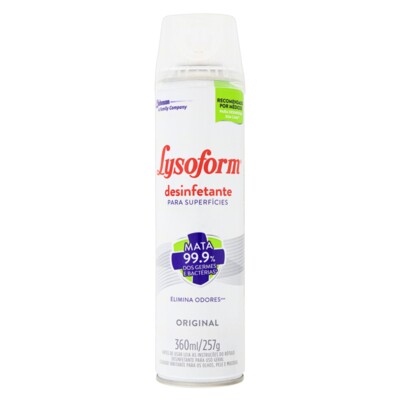 Desinfetante Aerosol Lysoform 360ml Original