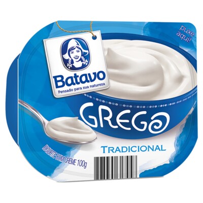 Iogurte Grego Batavo 100g Tradicional