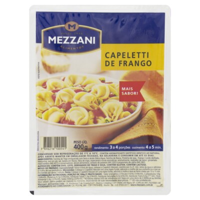 Capeletti Mezzani 400g Frango