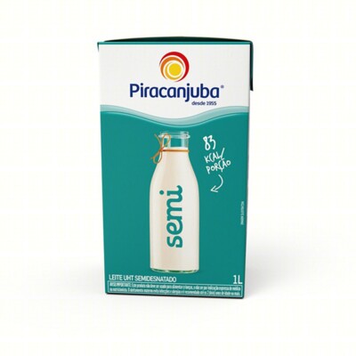 Leite Piracanjuba 1l Semidesnatado