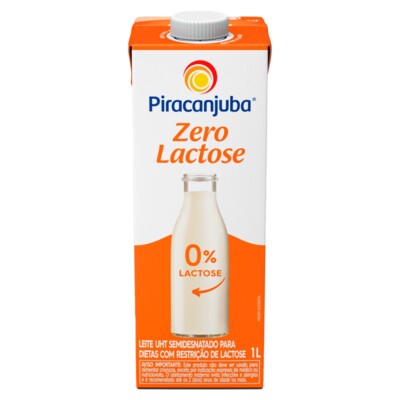 Leite Uht S/lac.piracanjuba 1l Semidesnatado