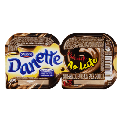 Sobremesa Lact.danette 180g Choc.ao Leite
