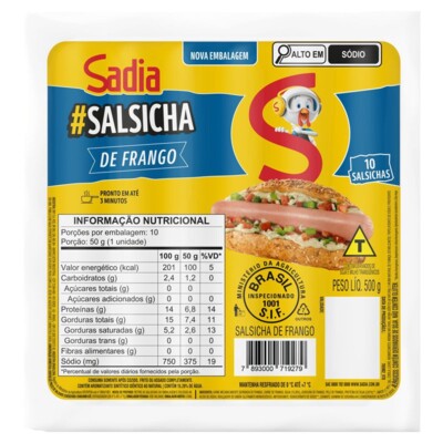 Salsicha Sadia 500g Frango