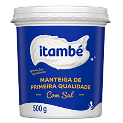Manteiga C/sal Itambe 500g Pote