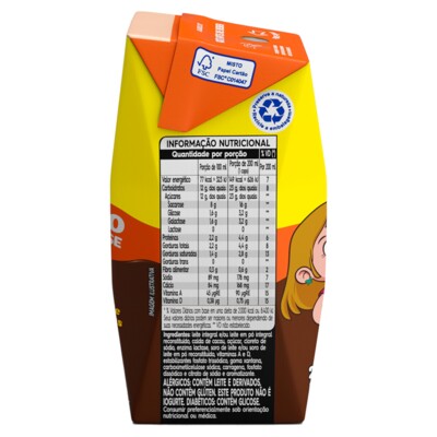 Bebida Lact.piracanjuba 200ml Chocolate Zero