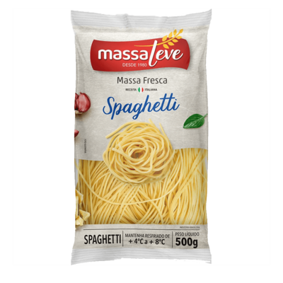 Spaghetti Massa Leve 500g Massa Fresca
