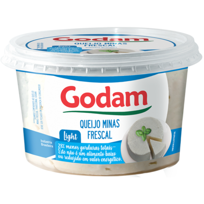Queijo Minas Frescal Godam Kg Mini Light Pote