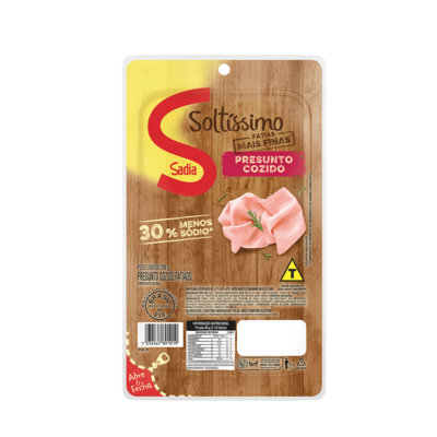 Presunto Sadia Soltissimo 200g Fatiado