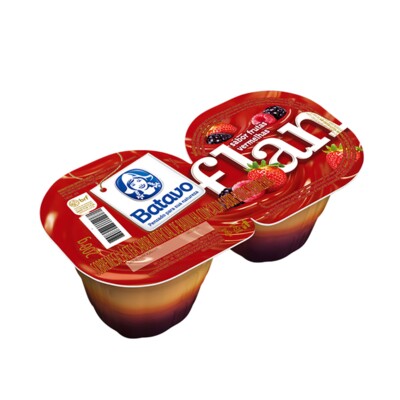 Flan Sobremesa Batavo 200g Frut.vermelhas