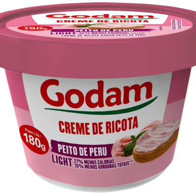 Creme de Ricota Godam 180g Peito Peru Lig.