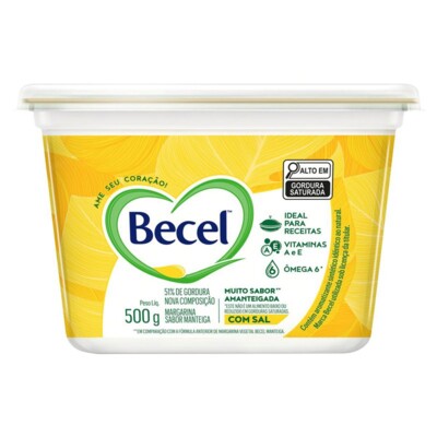 Margarina C/sal Becel 500g Manteiga