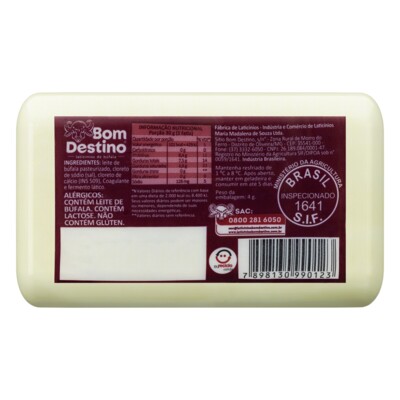 Queijo M.bufala Bom Destino Kg Lanche