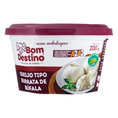 Queijo Mozzarela Bom Destino 200g Burrata